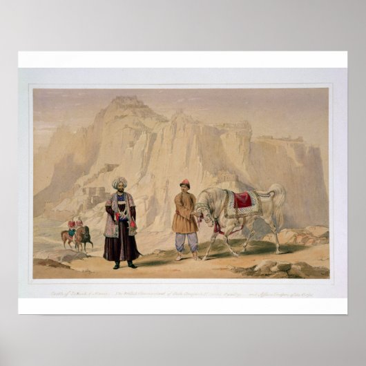 De Britse commandant van Shah Shoojan's tweede Jan Poster (Voorkant)