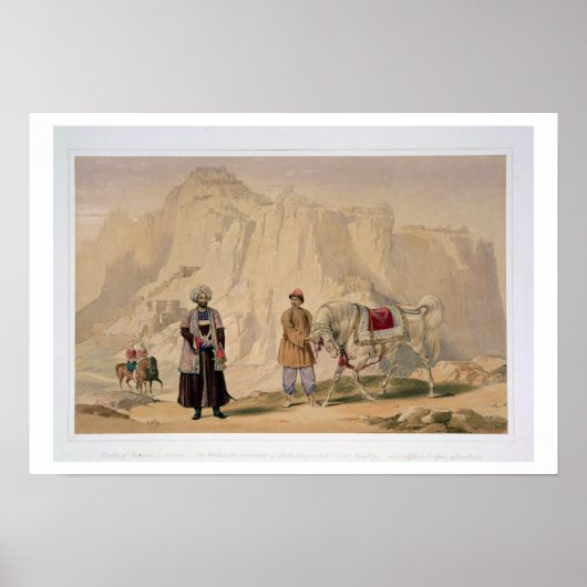 De Britse commandant van Shah Shoojan's tweede Jan Poster (Voorkant)