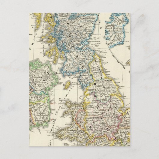 De Britse eilanden 2 Briefkaart (Voorkant)