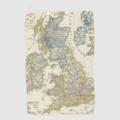 De Britse eilanden 2 Golfhanddoek (Voorkant)