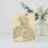 De Britse eilanden Briefkaart (Staand voorkant)