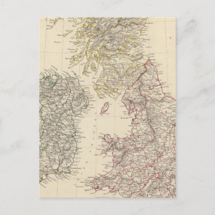 De Britse eilanden Briefkaart