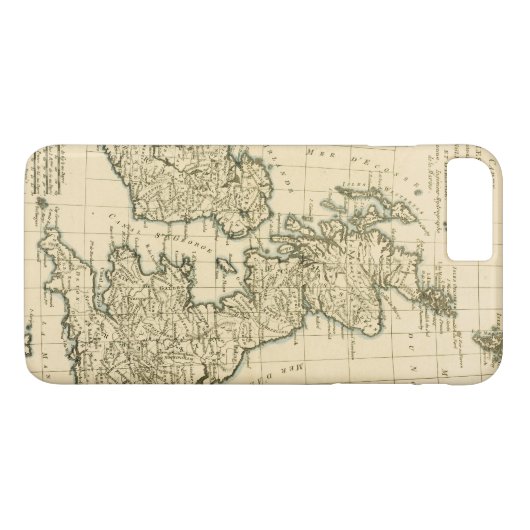 De Britse Eilanden Case-Mate iPhone Case (Achterkant (Horizontaal))