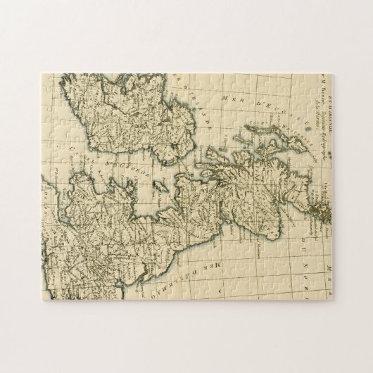 De Britse eilanden Legpuzzel (Horizontaal)