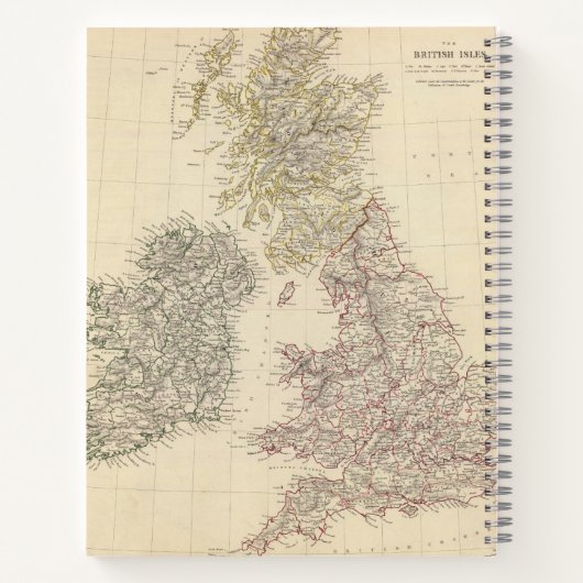 De Britse eilanden Notitieboek (Achterkant)