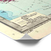 De Britse eilanden Poster (Hoek)