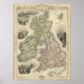 De Britse eilanden Poster (Voorkant)