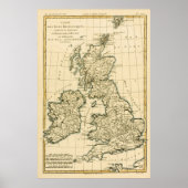 De Britse eilanden Poster (Voorkant)