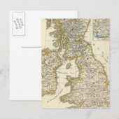 De Britse eilanden sinds 1485 Briefkaart (Voorkant / Achterkant)