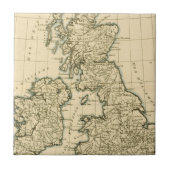 De Britse eilanden Tegeltje (Voorkant)