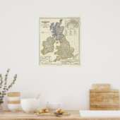 De Britse eilanden van 1066 tot 1485 Poster (Keuken)