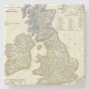 De Britse eilanden van 1066 tot 1485 Stenen Onderzetter