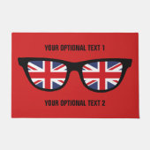 De Britse matten van de de douanedeur van (Voorkant)