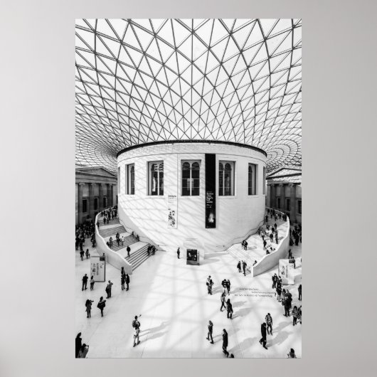 DE BRITSE MUSEUM, LONDEN, VK POSTER (Voorkant)