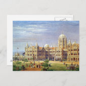 De Britse Raj Great Indian Peninsular Terminus Briefkaart (Voorkant / Achterkant)