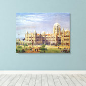 De Britse Raj Great Indian Peninsular Terminus Canvas Afdruk (Insitu (Houten vloer))
