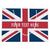 De Britse vlag Union Jack Groot Cadeauzakje (Achterkant)