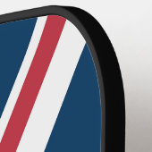 De Britse vlag Union Jack Pickleball Paddle (Links Detail)