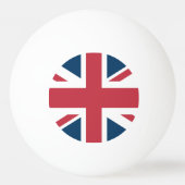 De Britse vlag Union Jack Pingpongbal (Achterkant)