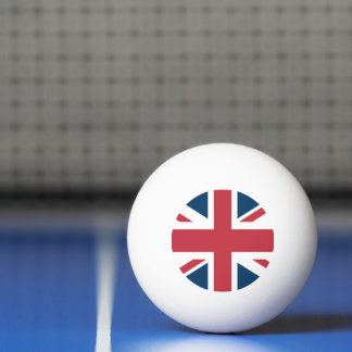 De Britse vlag Union Jack Pingpongbal
