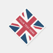 De Britse vlag Union Jack Servet (Hoek)