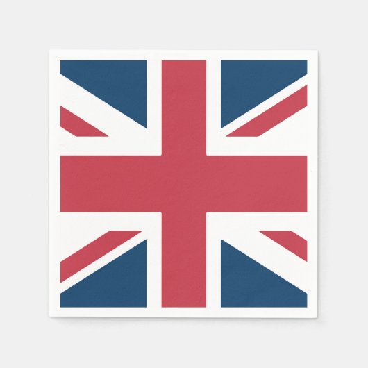 De Britse vlag Union Jack Servet (Voorkant)