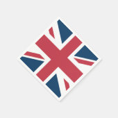 De Britse vlag Union Jack Servet (Hoek)