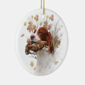 De Brittany spaniel Keramisch Ornament (Rechts)