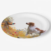 De Brittany spaniel Papieren Bordje (Gekanteld)