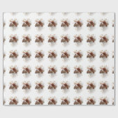 De Brittany spaniel Tapestry Metal Print Coffee Cadeaupapier (Vlak)