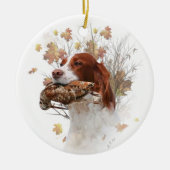 De Brittany spaniel Tapestry Metal Print Coffee Keramisch Ornament (Voorkant)