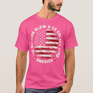 De Britten bliezen een 13 Colony Lead America T-shirt