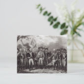 De Britten die hun wapens neerleveren Briefkaart (Staand voorkant)