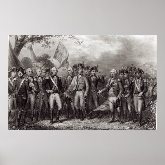 De Britten die hun wapens neerleveren Poster (Voorkant)