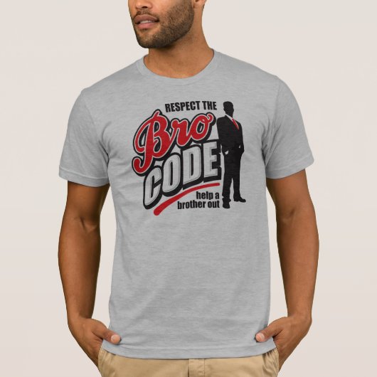 De Bro-code T-shirt (Voorkant)
