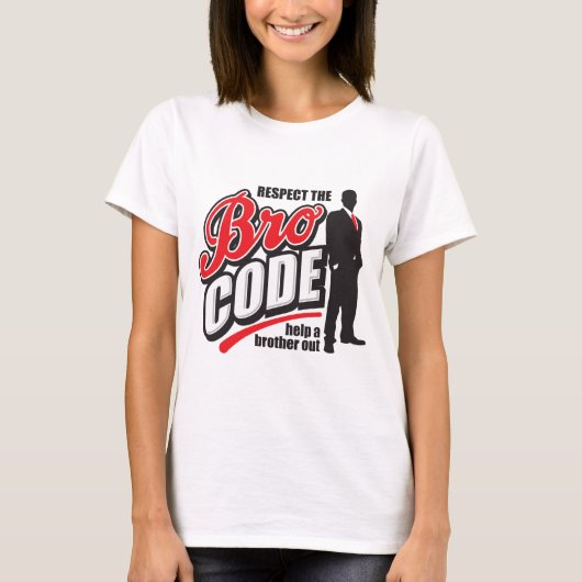 De Bro-code T-shirt (Voorkant)