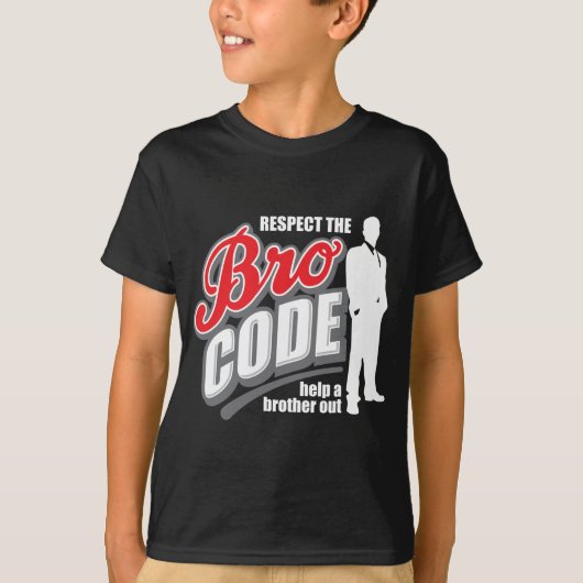 De Bro-code T-shirt (Voorkant)