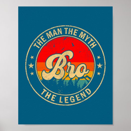 De Bro Mythe Legende Vintage Retro Poster (Voorkant)