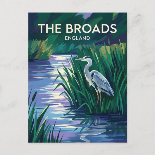 De Broads Verenigd Koninkrijk Briefkaart (Voorkant)