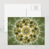 De broccolator - Fractal Art Briefkaart (Voorkant / Achterkant)