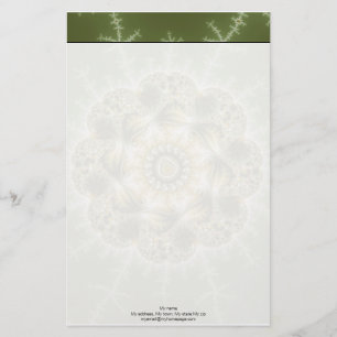 De broccolator - Fractal Art Briefpapier