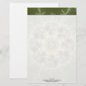 De broccolator - Fractal Art Briefpapier (Voorkant / Achterkant)