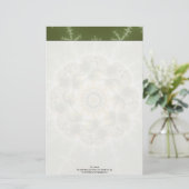 De broccolator - Fractal Art Briefpapier (Staand voorkant)
