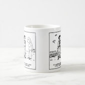 De broek van een parachutist Herfst naar beneden. Koffiemok (Center)