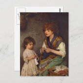 De broekles van Eugene de Blaas Briefkaart (Voorkant / Achterkant)