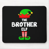 De broer Elf Grappig Kerstmis Matching Family Pa Muismat (Voorkant)