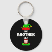 De broer Elf Grappig Kerstmis Matching Family Pa Sleutelhanger (Voorkant)