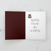 De Broer van de verjaardag over de Heuvel met Kaart (Binnen)