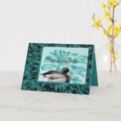 De broer verjaardag-past aan kaart (Gele Bloem)