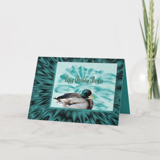 De broer verjaardag-past aan kaart (Voorkant)